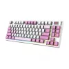 MSI FORGE GK600 TKL WIRELESS VIOLET tastatūra spēlēšanai USB + Bluetooth QWERTY UK English Pink, Violet, balta