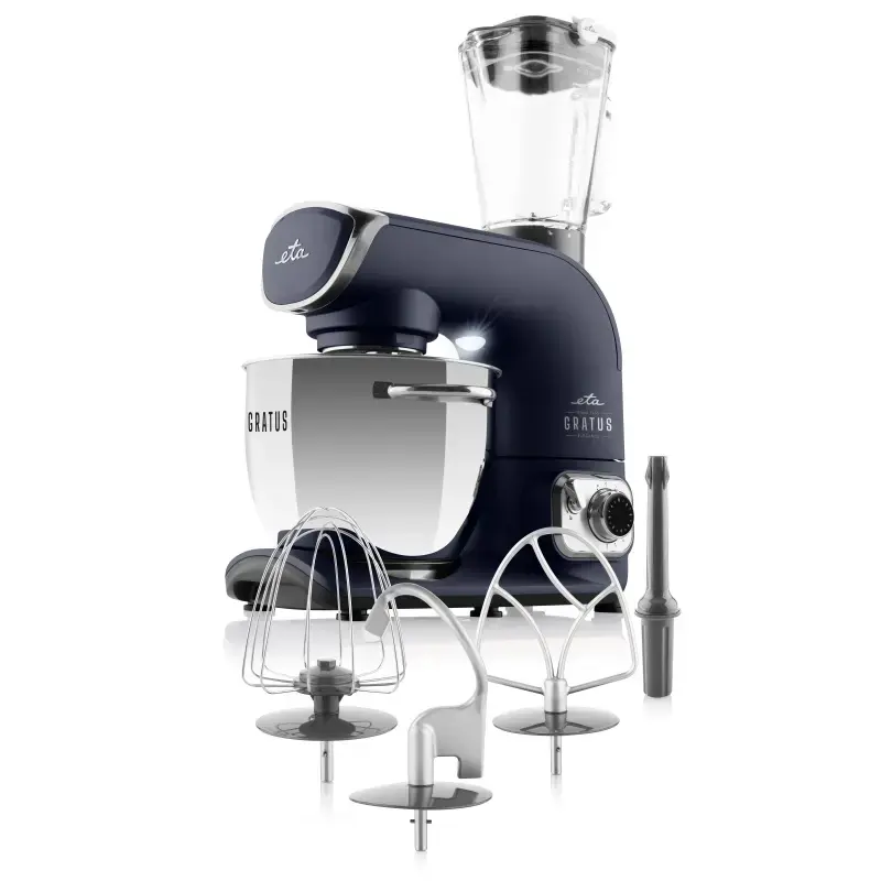 Virtuves kombains ETA Gratus EVO Elegance — 1500 W, 8 ātrumu pakāpes, 3,5 l bļoda, zils