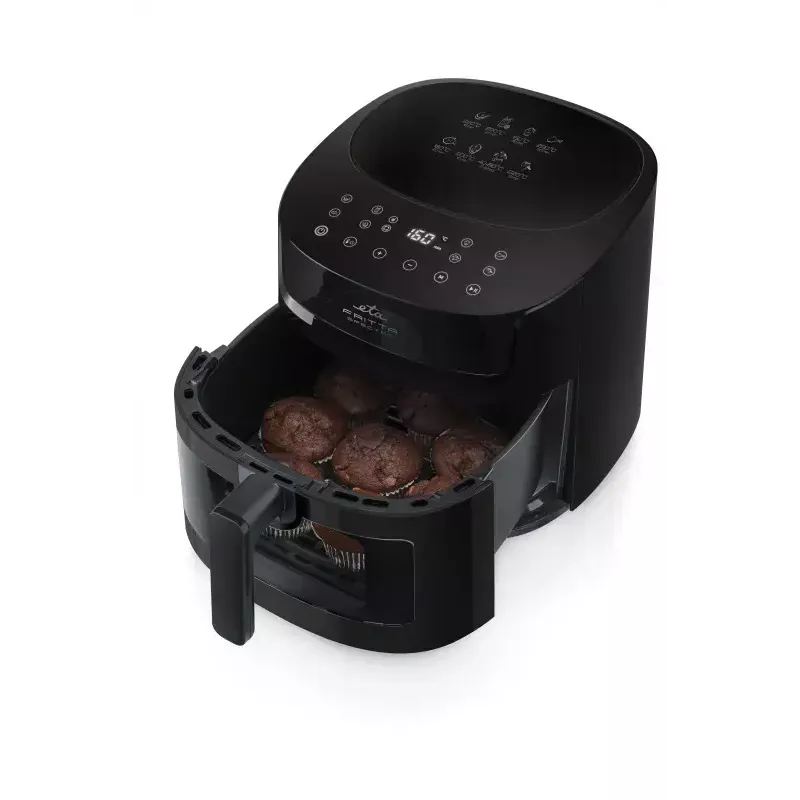 Gaisa fritieris ETA Fritta Spectra 616890000 — 1800 W, 7,2 L, melns