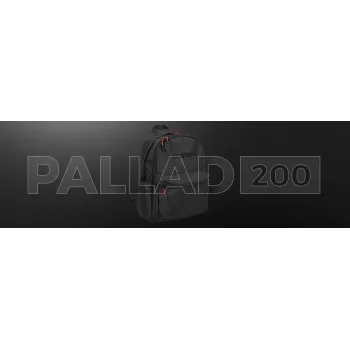 Spēļu mugursoma Genesis GENESIS Palladium 200 — melna, poliesters, 140×280×400 mm