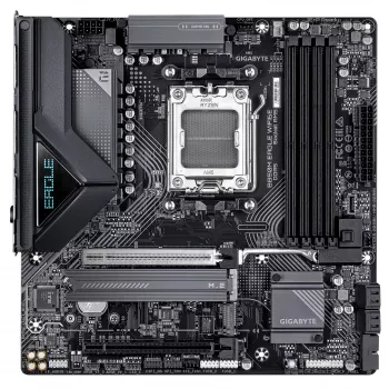 Mātesplate GIGABYTE B850M EAGLE WIFI6E Socket AM5 AMD Ryzen 7000/8000/9000, DDR5 līdz 8200MHz (OC), PCIe 5.0, Wi‑Fi 6E, 2.5 GbE