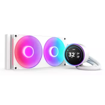 Universāls šķidruma dzesētājs NZXT Kraken Elite 280 RGB 14 cm Balts