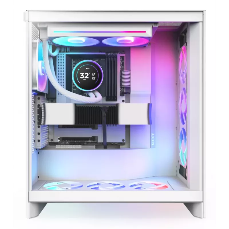 Universāls šķidruma dzesētājs NZXT Kraken Elite 280 RGB 14 cm Balts