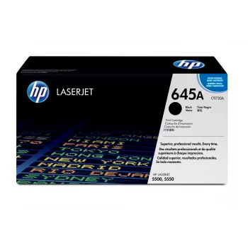 Toneris HP 645A C9730A 10000 lapas Melna