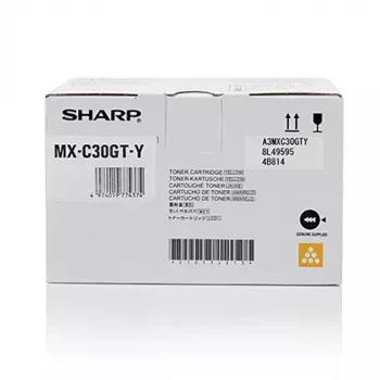 Sharp MXC30GTY tonera kasetne 1 gab. Oriģināls Dzeltens
