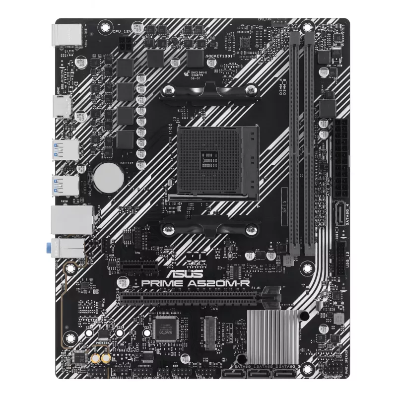 Mātesplate ASUS PRIME A520M-R, AMD A520, Socket AM4, micro ATX