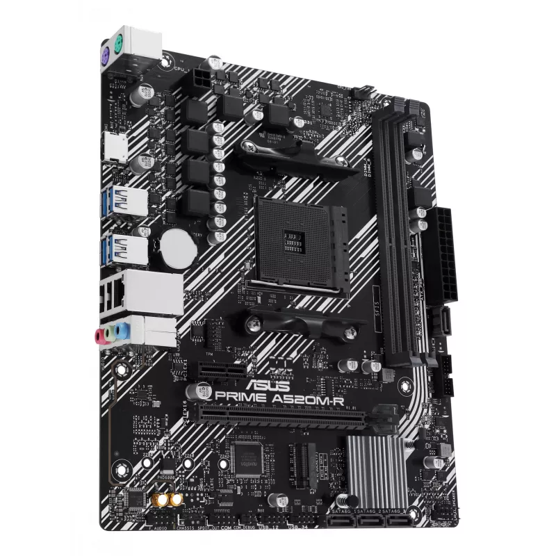 Mātesplate ASUS PRIME A520M-R, AMD A520, Socket AM4, micro ATX