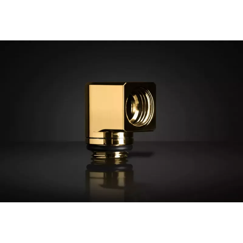 Savienotājs EK Water Blocks Brass Gold 20.8mm Augstums 1.65cm Diametrs