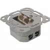 Sienas kontaktligzdas kārba InLine Cat.6 2x RJ45 horizontāla — uz virsmas vai padziļinājumā