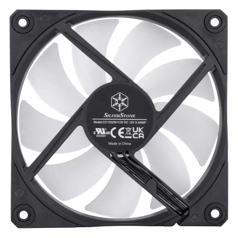 Ventilators Silverstone Shark Force 120 ARGB 2500 apgr./min. 4.66 mmH2O