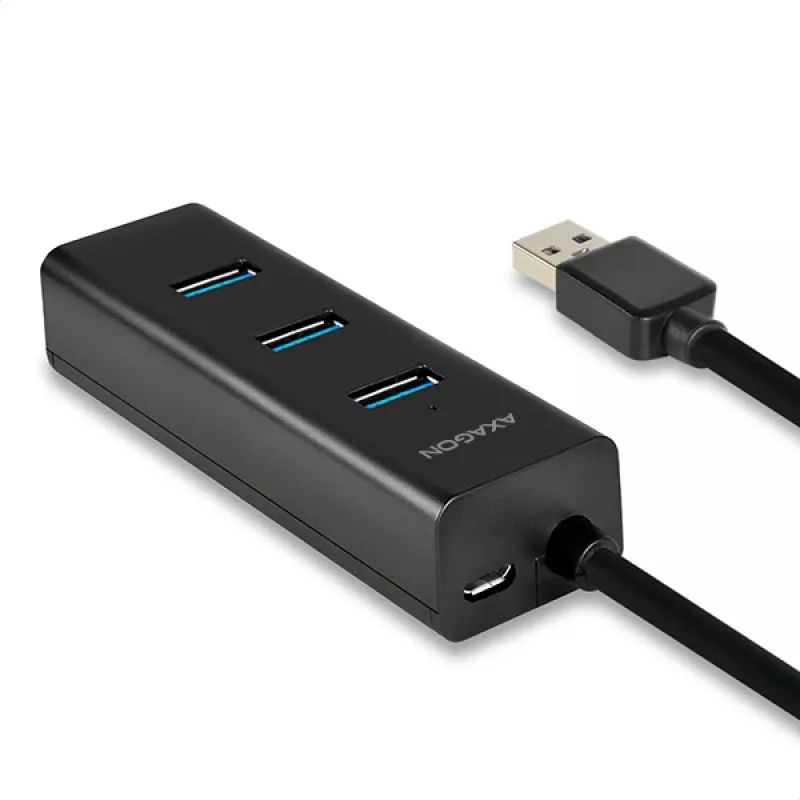 Axagon HUE-S2BP 4x USB 3.0 UZLĀDES centrmezgls ar 1,2 m kabeli un maiņstrāvas adapteri