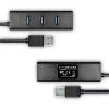 Axagon HUE-S2BP 4x USB 3.0 UZLĀDES centrmezgls ar 1,2 m kabeli un maiņstrāvas adapteri