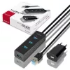 Axagon HUE-S2BP 4x USB 3.0 UZLĀDES centrmezgls ar 1,2 m kabeli un maiņstrāvas adapteri