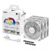 ASUS TUF GAMING TR120 ARGB REVERSE 3IN1 balta Computer case Air cooler 12 cm