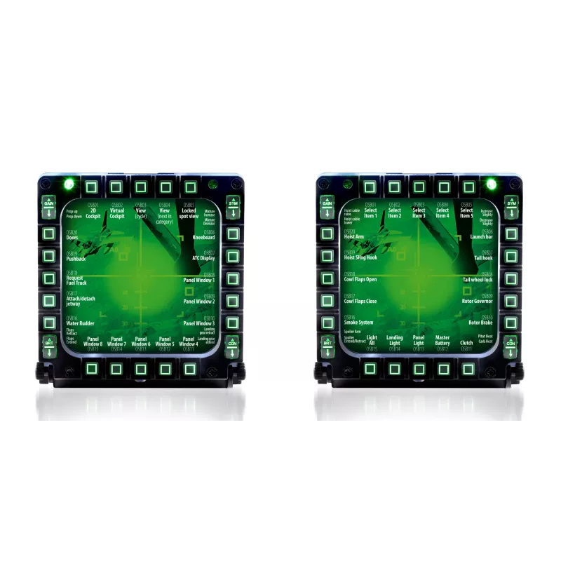 Thrustmaster MFD Cougar Pack Melns kursorsvira PC