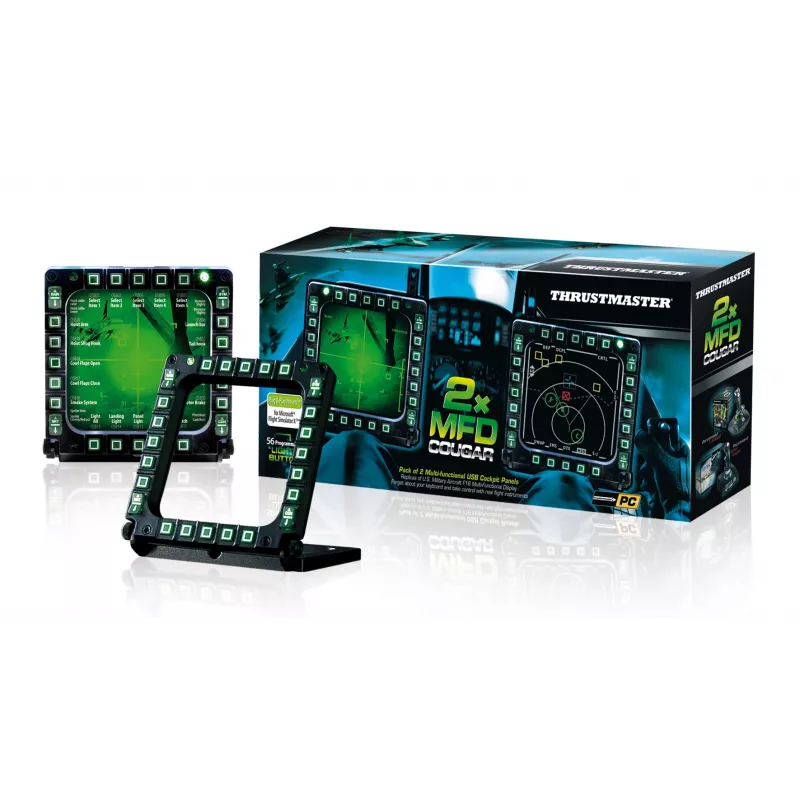 Thrustmaster MFD Cougar Pack Melns kursorsvira PC