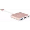USB-C uz HDMI video adapteris SILVERSTONE EP08 (USB-C 3.1, HDMI) Rozā