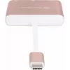 USB-C uz HDMI video adapteris SILVERSTONE EP08 (USB-C 3.1, HDMI) Rozā