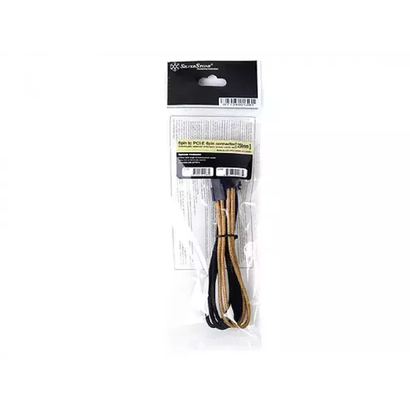 Barošanas vads PCI-E 6-pin Silverstone PP07-IDE6BG 0.3 m