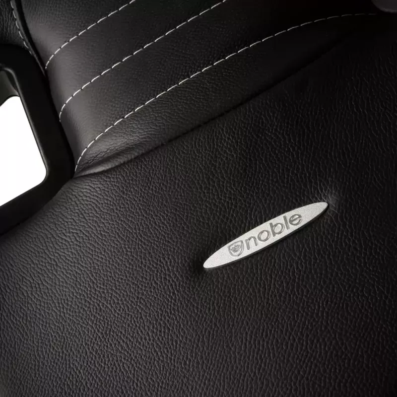 PC spēļu krēsls noblechairs EPIC — polsterēts sēdeklis, maks. slodze 120 kg, augstums 131–141 cm, sēdekļa platums 56 cm, ritentiņi