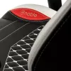 PC spēļu krēsls noblechairs EPIC — polsterēts sēdeklis, maks. slodze 120 kg, augstums 131–141 cm, sēdekļa platums 56 cm, ritentiņi