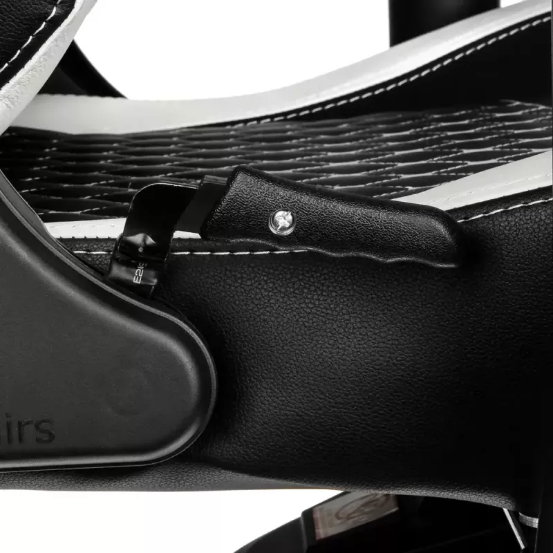 PC spēļu krēsls noblechairs EPIC — polsterēts sēdeklis, maks. slodze 120 kg, augstums 131–141 cm, sēdekļa platums 56 cm, ritentiņi