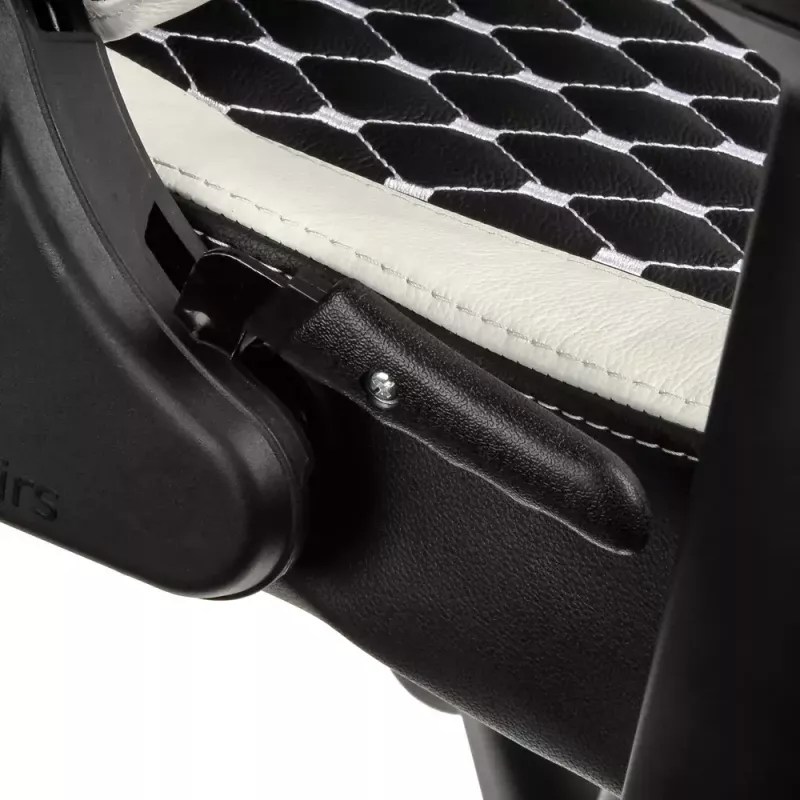 PC spēļu krēsls noblechairs EPIC — polsterēts sēdeklis, maks. slodze 120 kg, augstums 131–141 cm, sēdekļa platums 56 cm, ritentiņi