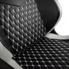 PC spēļu krēsls noblechairs EPIC — polsterēts sēdeklis, maks. slodze 120 kg, augstums 131–141 cm, sēdekļa platums 56 cm, ritentiņi