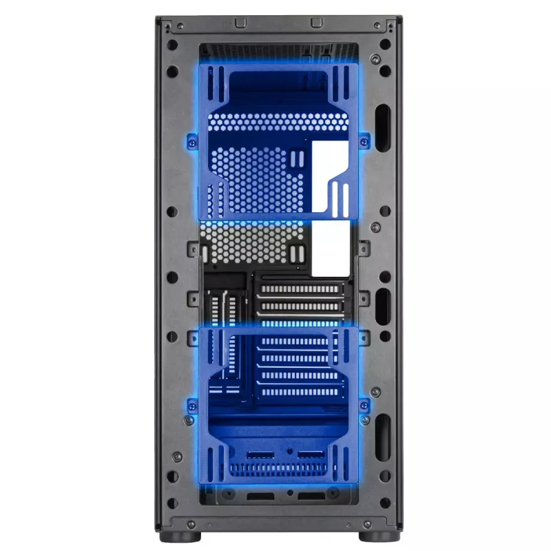 PC korpuss Silverstone SETA D1 Midi Tower melns
