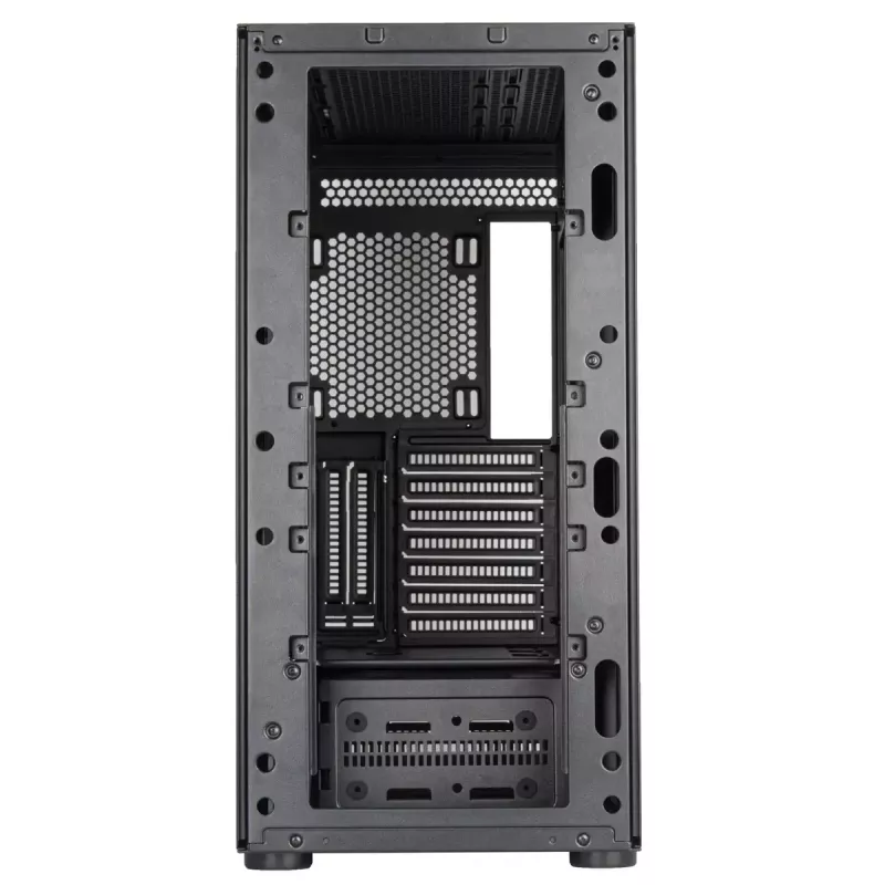 PC korpuss Silverstone SETA D1 Midi Tower melns