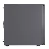 PC korpuss Silverstone SETA D1 Midi Tower melns
