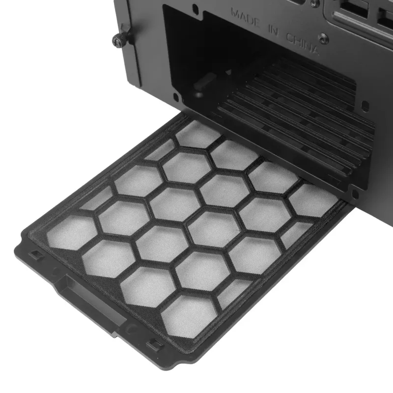PC korpuss Silverstone SETA D1 Midi Tower melns