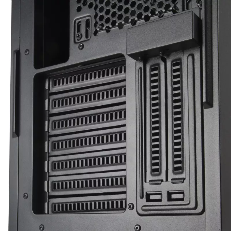 PC korpuss Silverstone SETA D1 Midi Tower melns