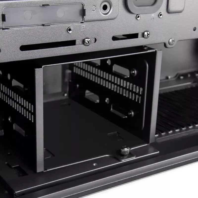 PC korpuss Silverstone SETA D1 Midi Tower melns