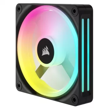 CORSAIR Qx RGB sērijas Icue Link Qx120 RGB 120 mm magnētiskā kupola RGB ventilatora sākuma komplekts