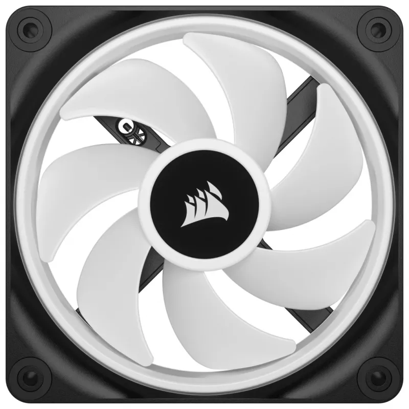 CORSAIR Qx RGB sērijas Icue Link Qx120 RGB 120 mm magnētiskā kupola RGB ventilatora sākuma komplekts