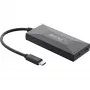 InLine USB 3.2 Gen.1 centrmezgls, USB-C uz 2 portiem USB-C un 3 portiem USB-A, ar barošanas bloku