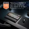 Mehāniskā tastatūra GLORIOUS GMMK 3 PRO 75% Barebones vadu USB, RGB, melna, 2 m kabelis