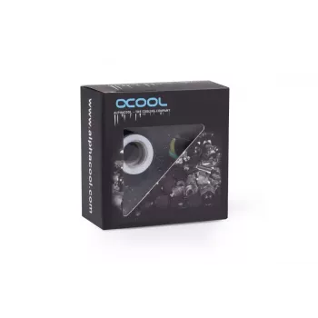 Montāžas komplekts Alphacool Eiszapfen pagarinājums G1/4 ārējā vītne uz G1/4 iekšējā vītne balts