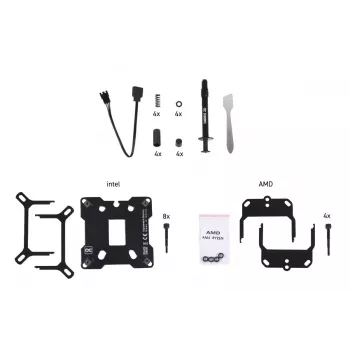Ūdens bloks Alphacool 13083 Misiņš Varš Hroms 70mm