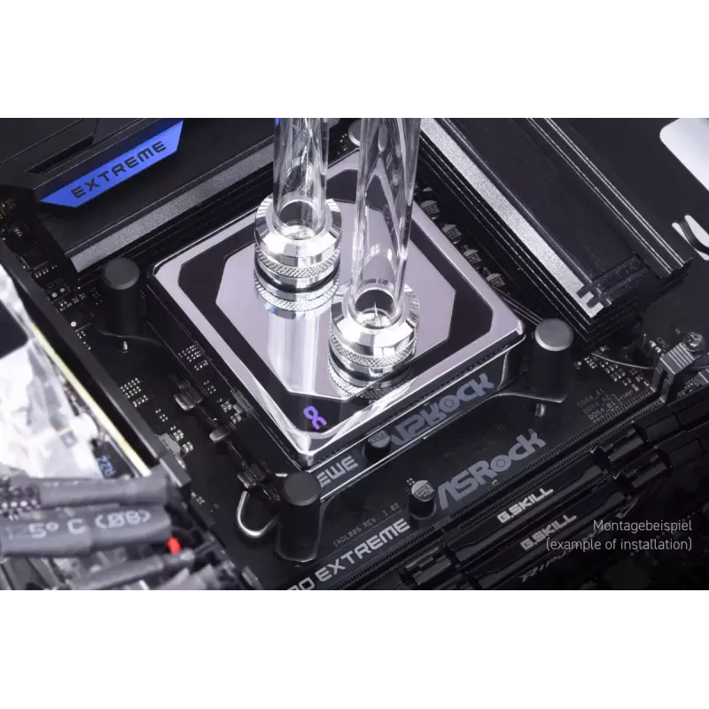 Ūdens bloks Alphacool 13083 Misiņš Varš Hroms 70mm