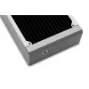 Radiators EKWB modelis — misiņš/varš/nerūsējošais tērauds balta 130×285×58 mm