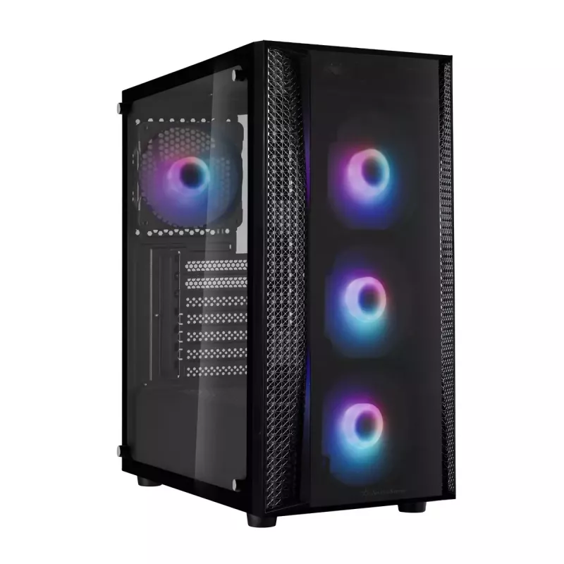 PC Case Silverstone FARA B1 PRO Tower Melns