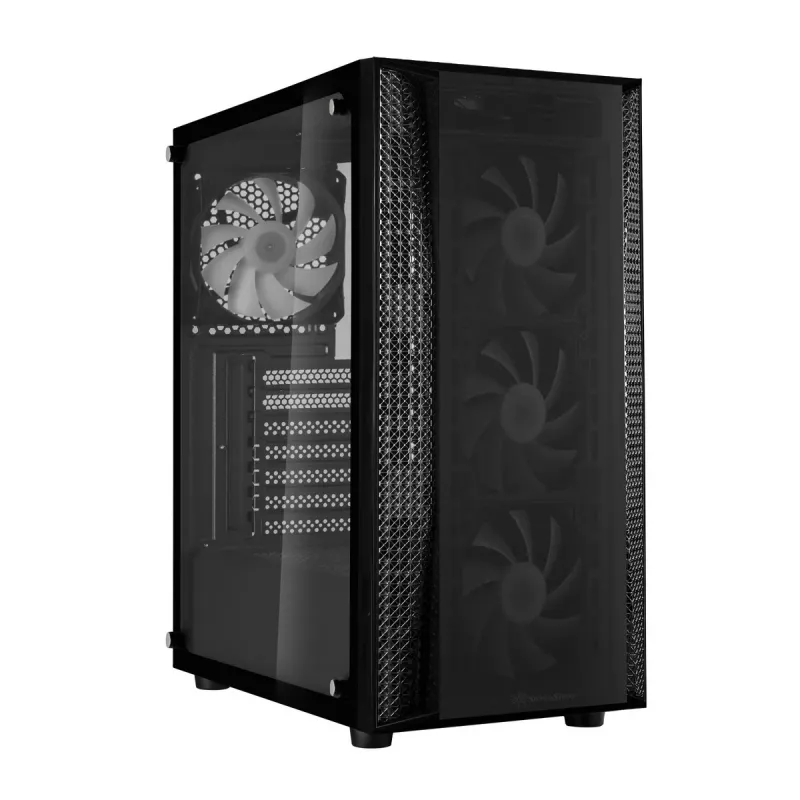 PC Case Silverstone FARA B1 PRO Tower Melns