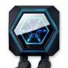 Daudzfunkcionāls šķidruma dzesētājs Silverstone SST-PF360-ARGB-V2 12 cm Melns