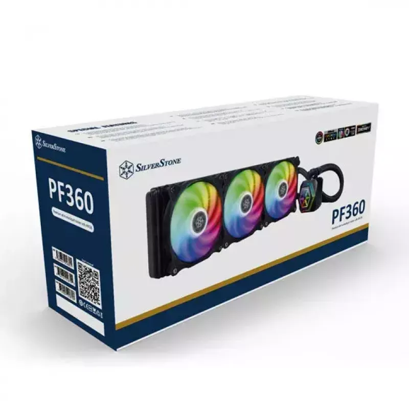 Daudzfunkcionāls šķidruma dzesētājs Silverstone SST-PF360-ARGB-V2 12 cm Melns