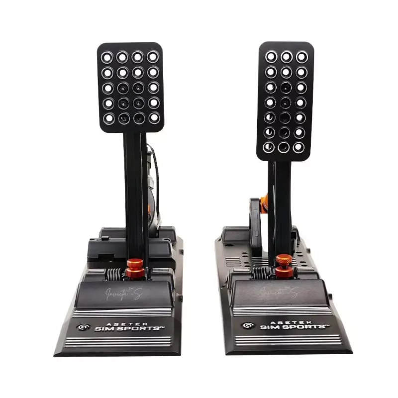Asetek Invicta S sim racing gāzes un bremžu pedāļu komplekts — modelis 40-010-0010006