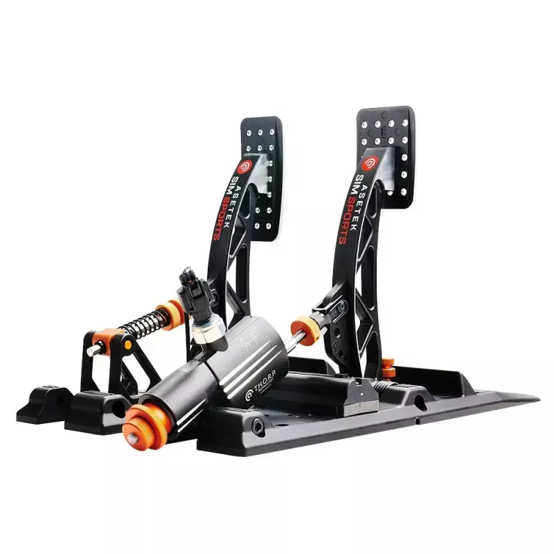 Asetek Invicta S sim racing gāzes un bremžu pedāļu komplekts — modelis 40-010-0010006