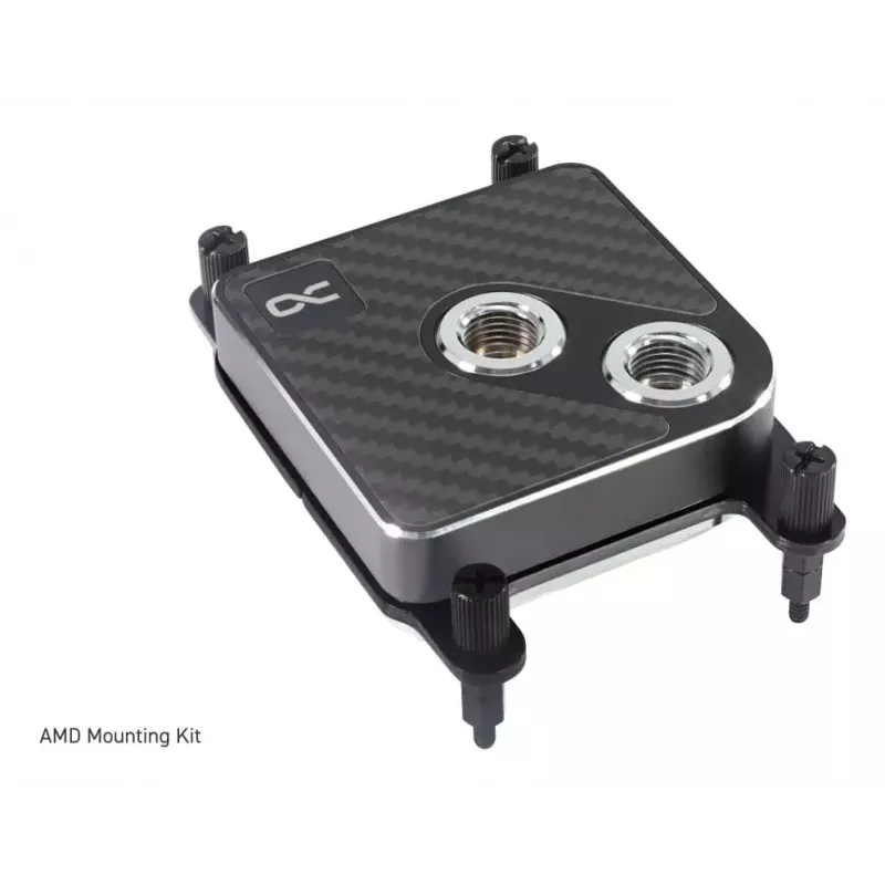 Ūdens bloks Alphacool Core 1 Ogleklis Misiņš Varš Niķelis Melns 72mm