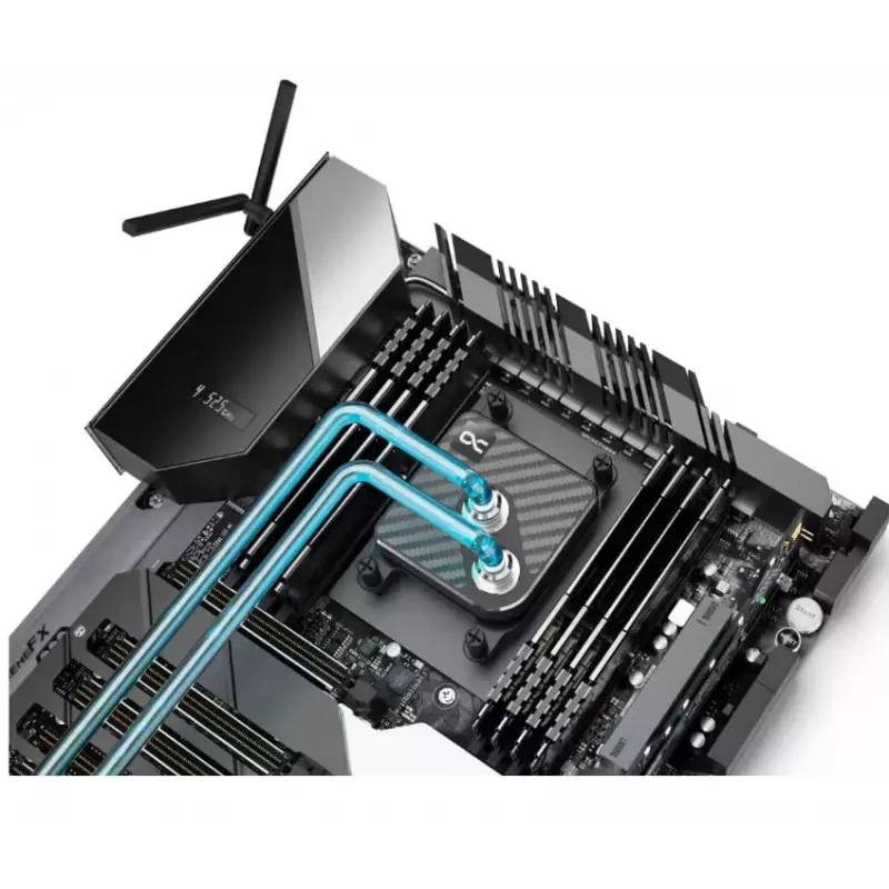 Ūdens bloks Alphacool Core 1 Ogleklis Misiņš Varš Niķelis Melns 72mm